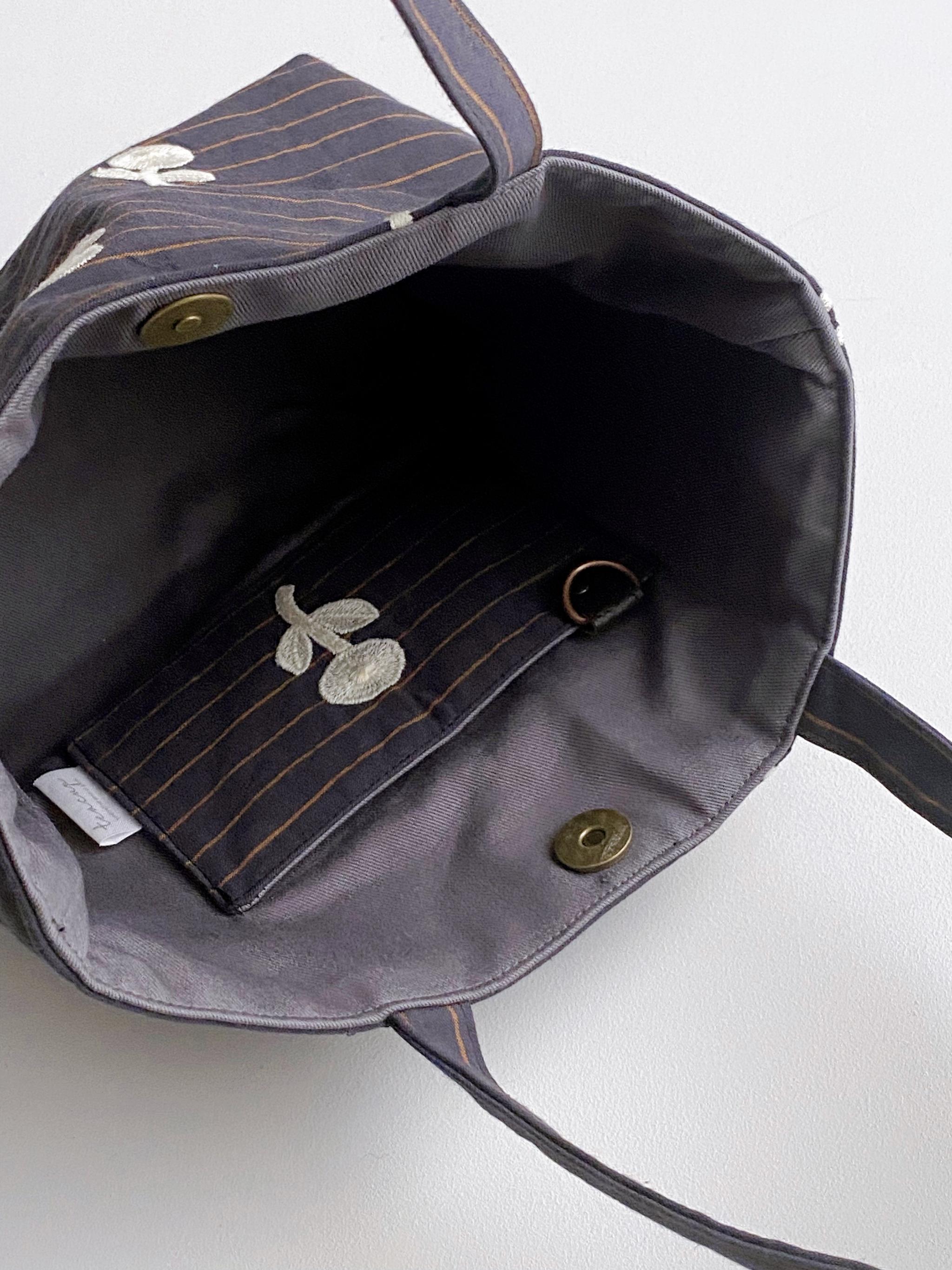 ミニトートバッグ　ミナペルホネン生地使用　ボヌール | 3枚目