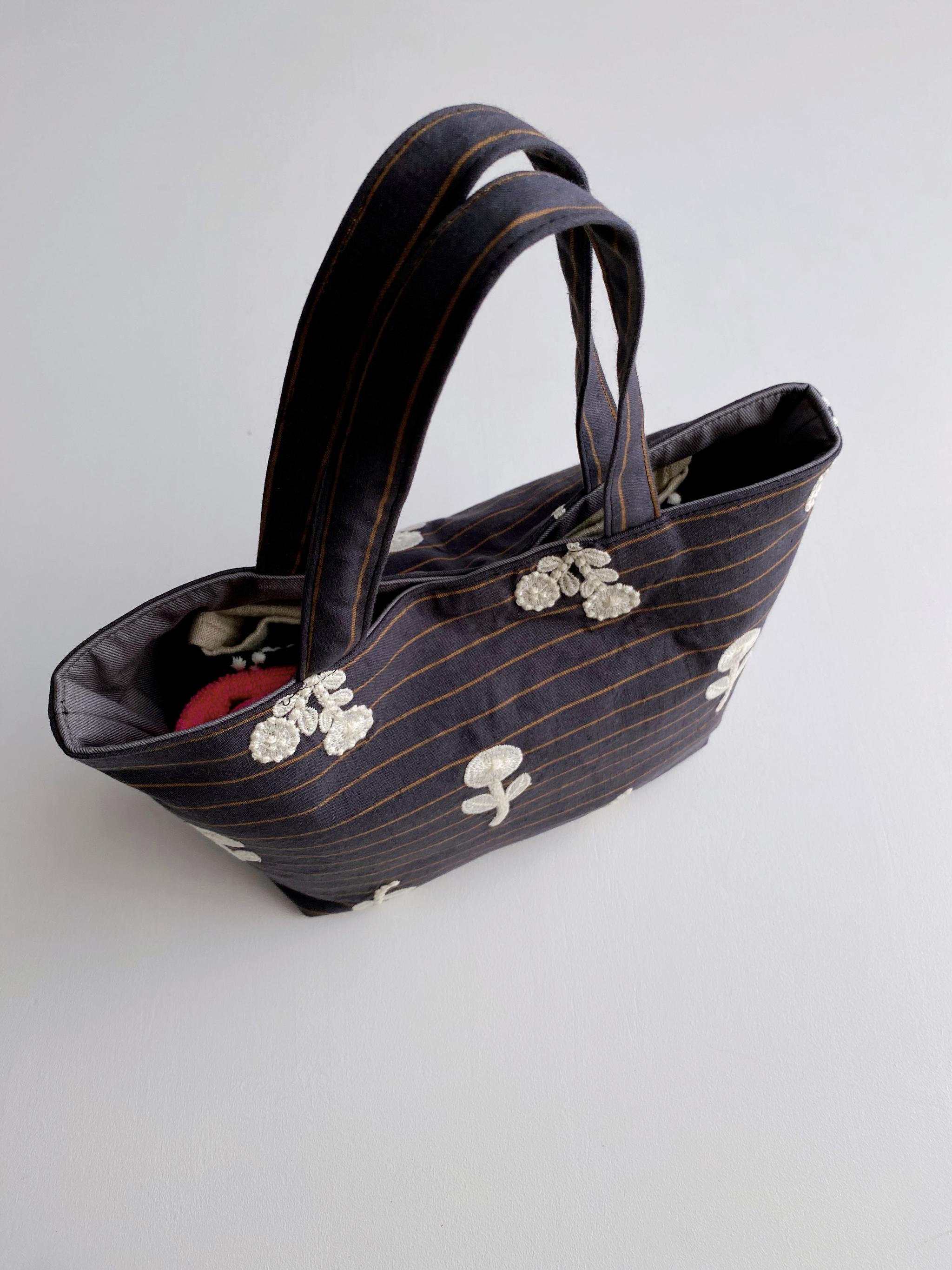 ミニトートバッグ　ミナペルホネン生地使用　ボヌール | 7枚目