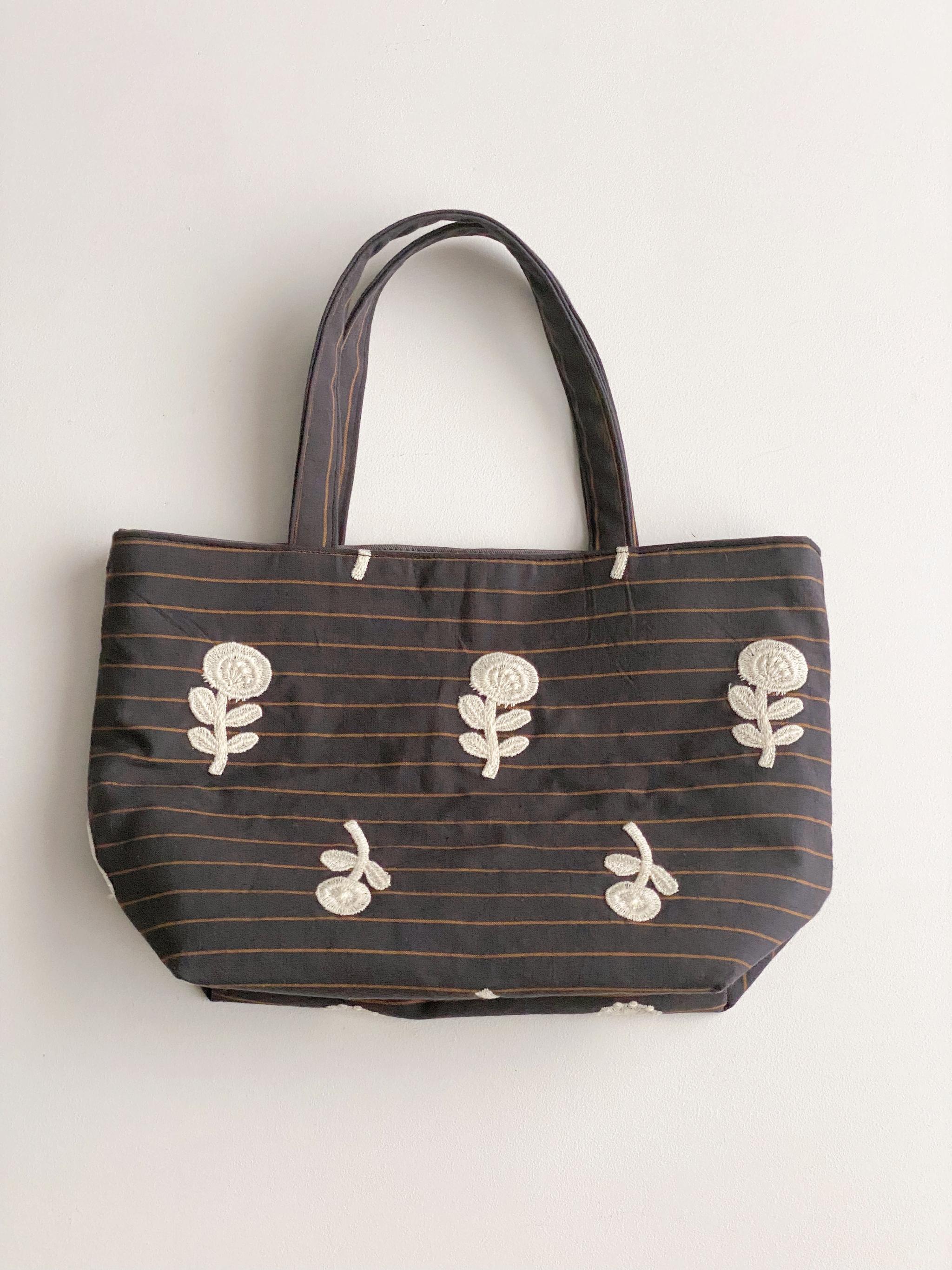 ミニトートバッグ　ミナペルホネン生地使用　ボヌール | 8枚目