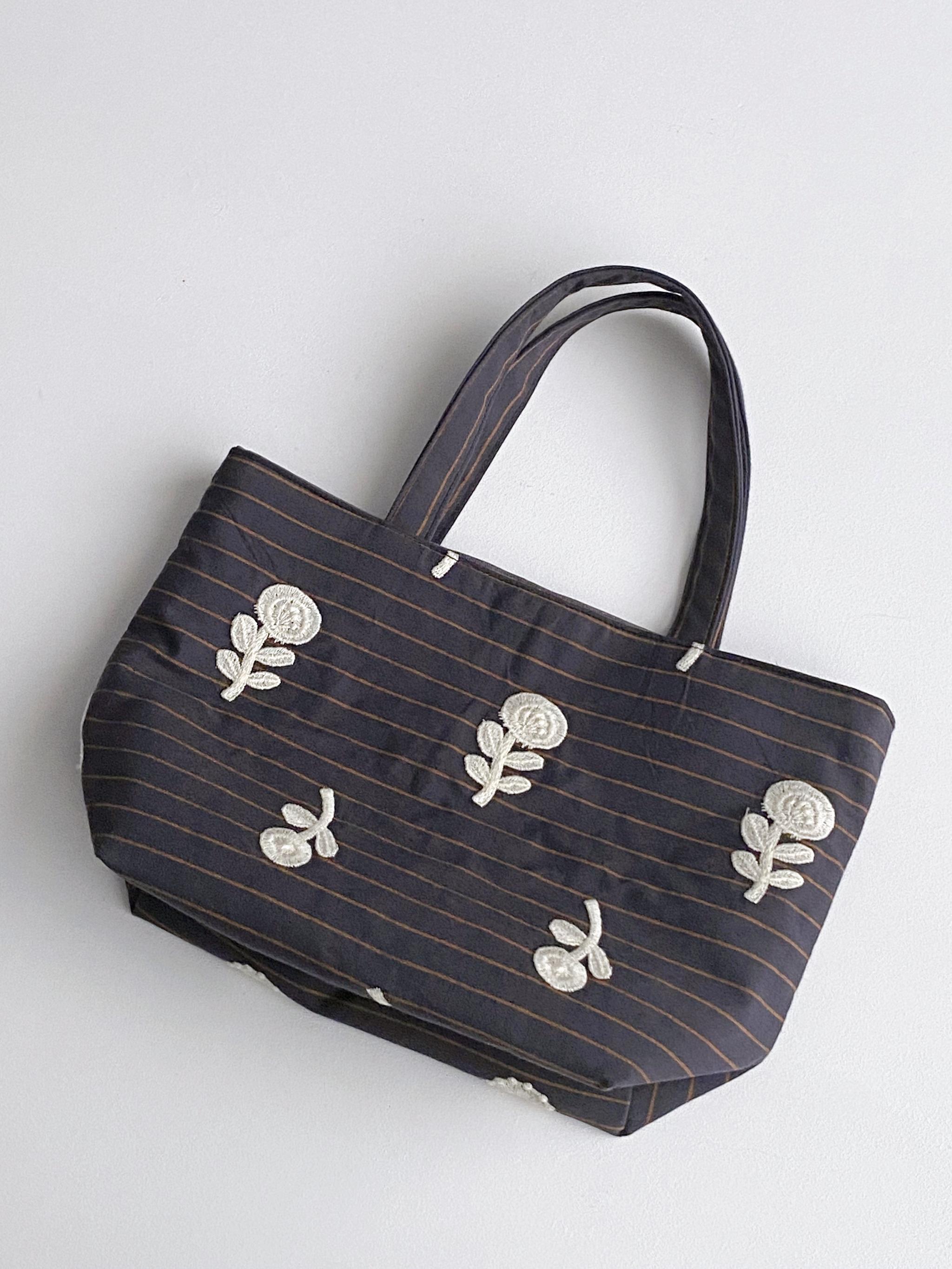 ミニトートバッグ　ミナペルホネン生地使用　ボヌール | 9枚目