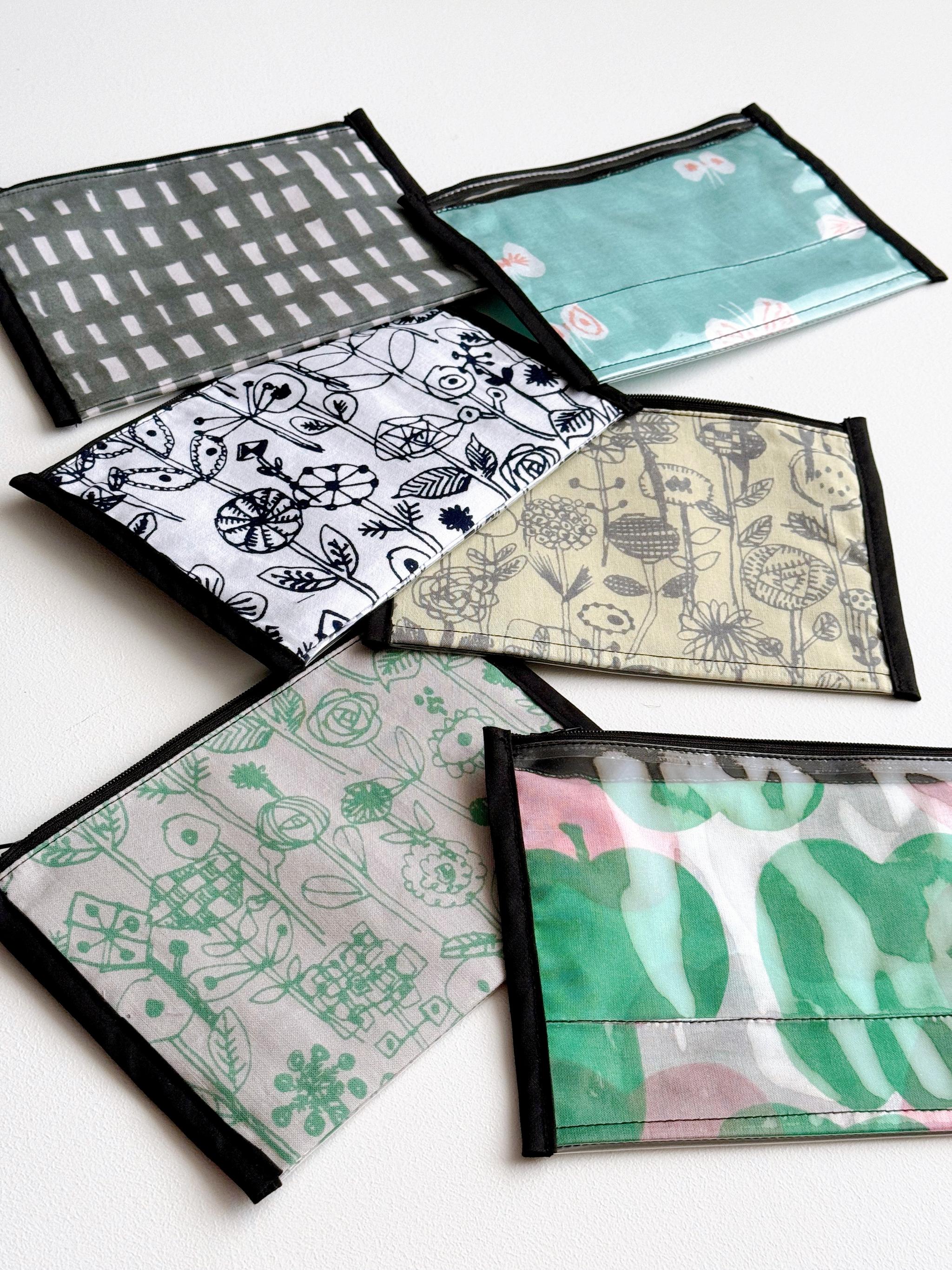 簡単仕分け！お金管理ポーチ♡ ⁡【両面クリアタイプ】anone-anone light blue | 8枚目