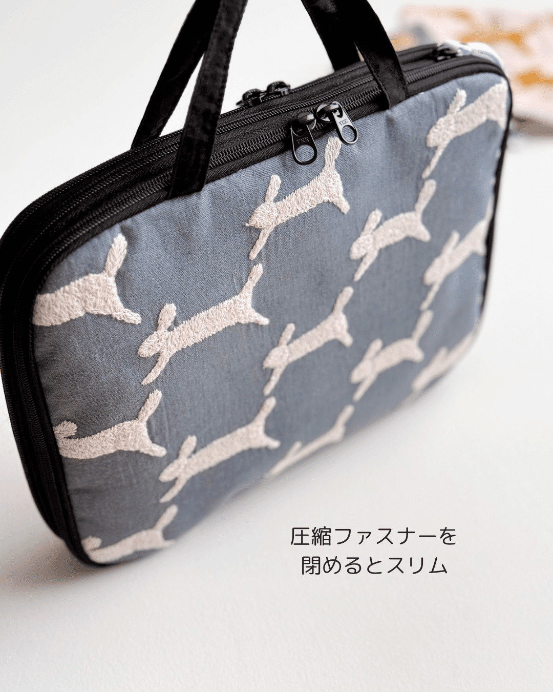 anemone +runrunrun 旅のおともポーチ　圧縮トラベルポーチ | 4枚目