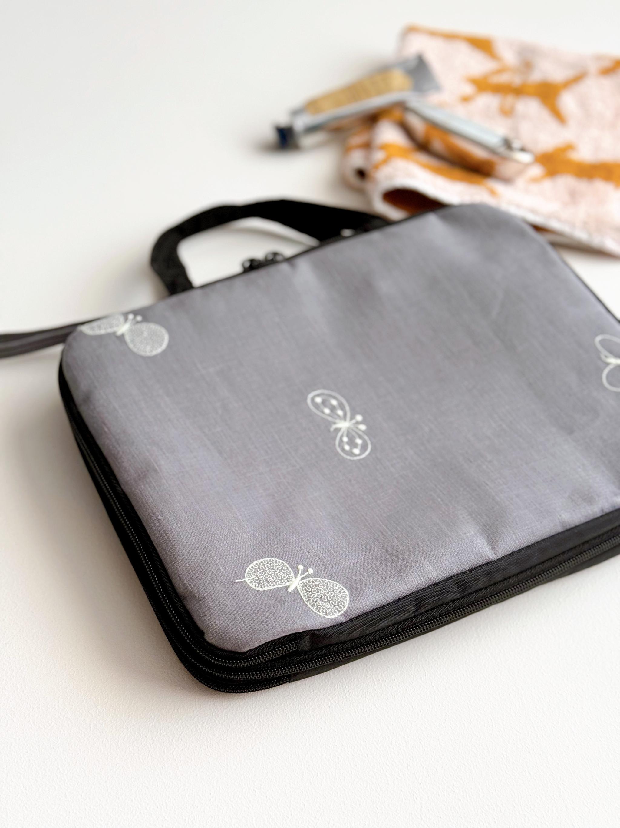 forest tile+choucho 旅のおともポーチ　圧縮トラベルポーチ | 12枚目