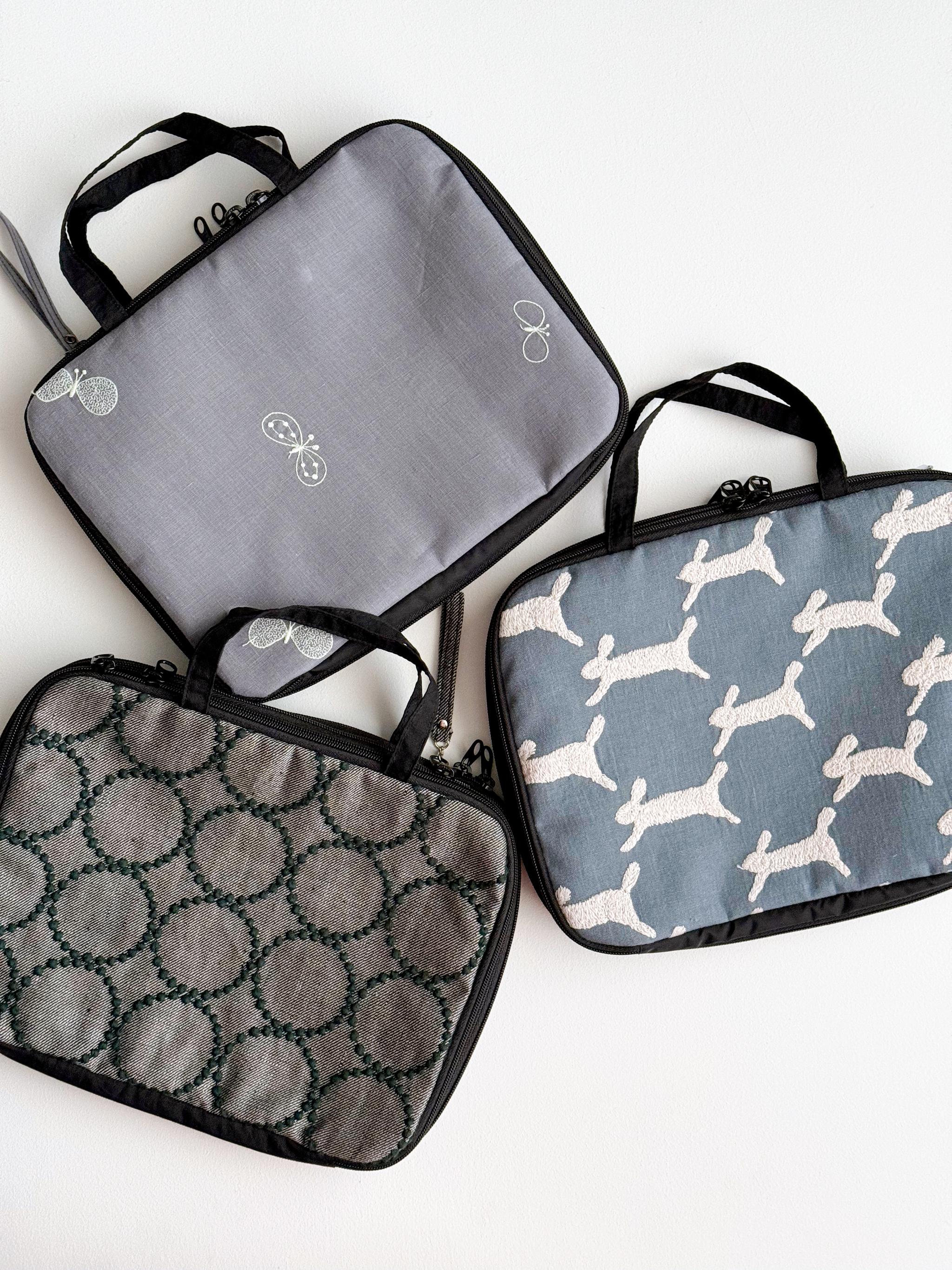 forest tile+choucho 旅のおともポーチ　圧縮トラベルポーチ | 17枚目