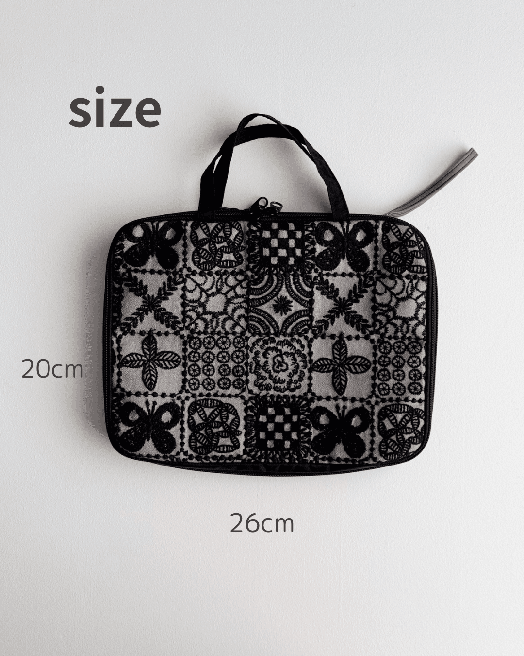 forest tile+choucho 旅のおともポーチ　圧縮トラベルポーチ | 3枚目