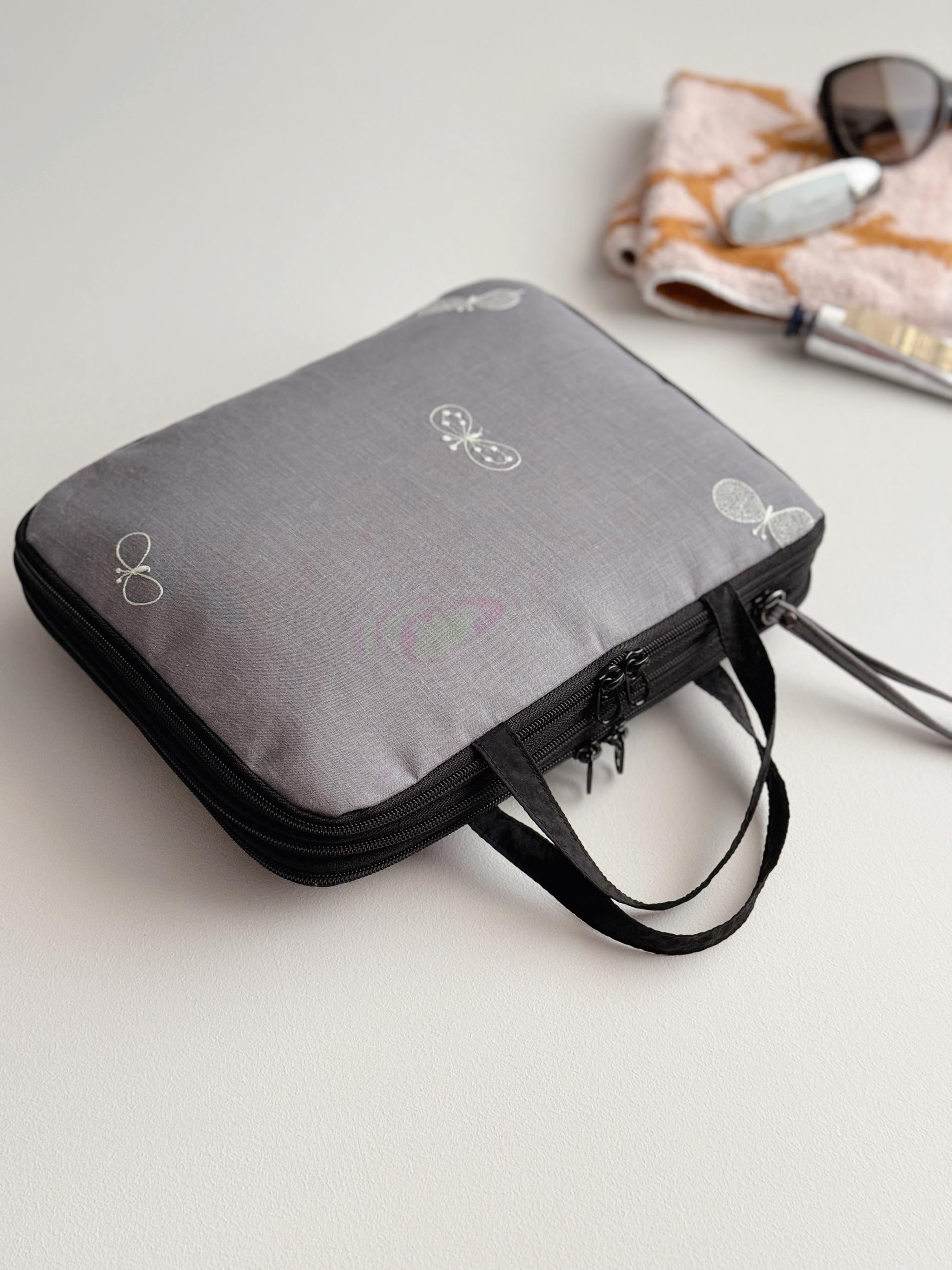 forest tile+choucho 旅のおともポーチ　圧縮トラベルポーチ | 8枚目