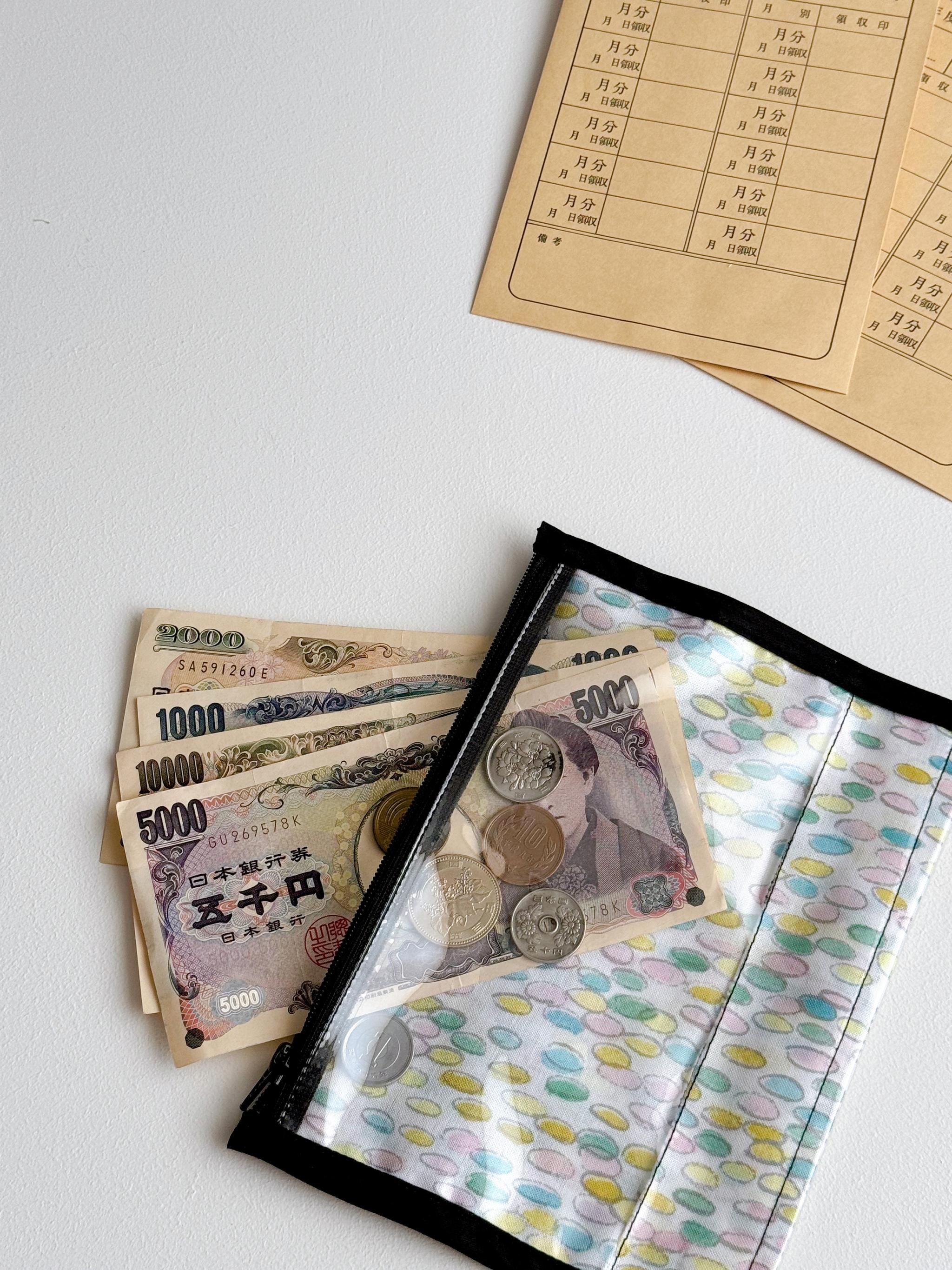 簡単仕分け!お金管理ポーチ♡ 【両面クリアタイプ】jellybeans | 2枚目