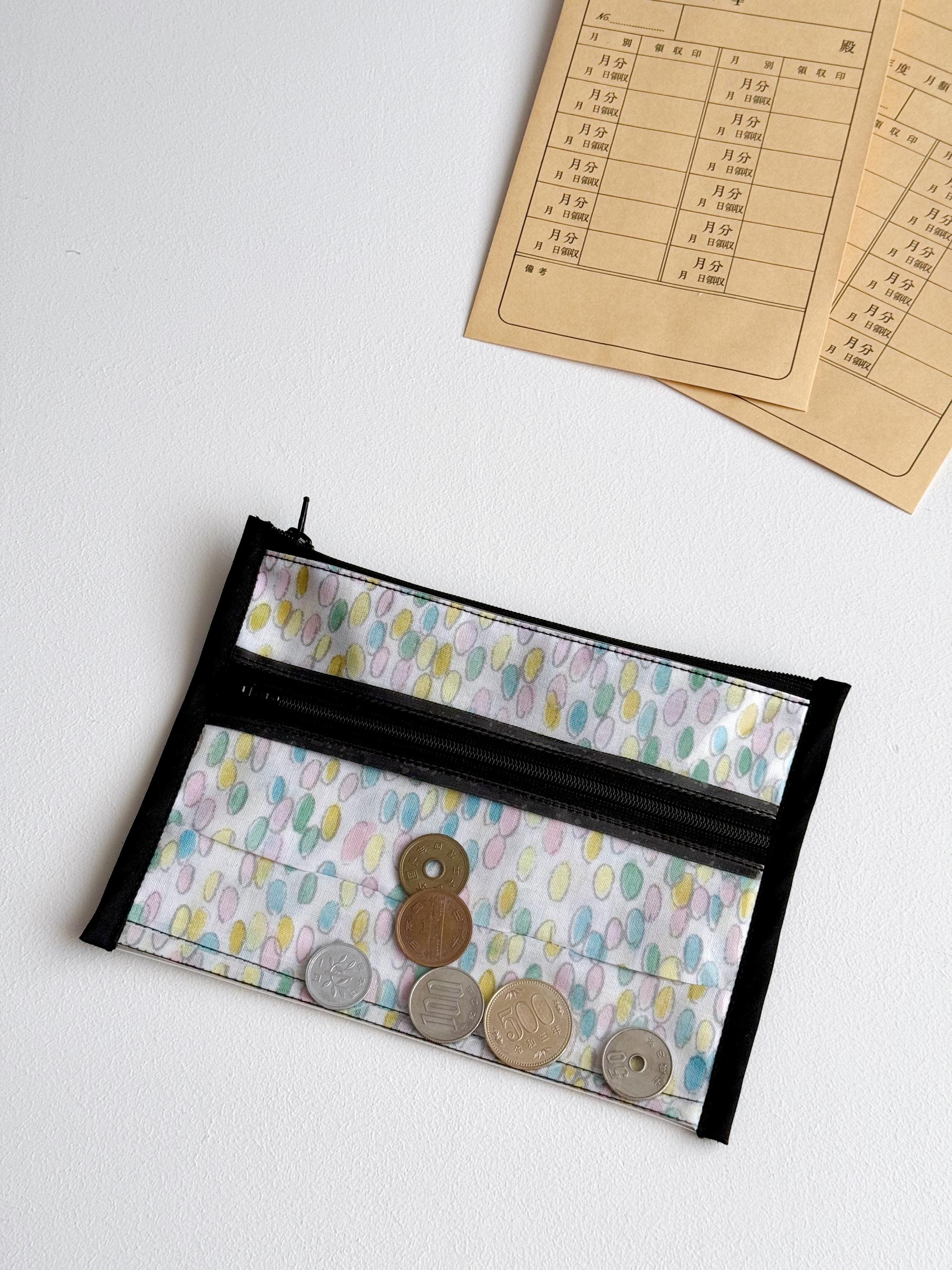 簡単仕分け!お金管理ポーチ♡ 【両面クリアタイプ】jellybeans | 5枚目