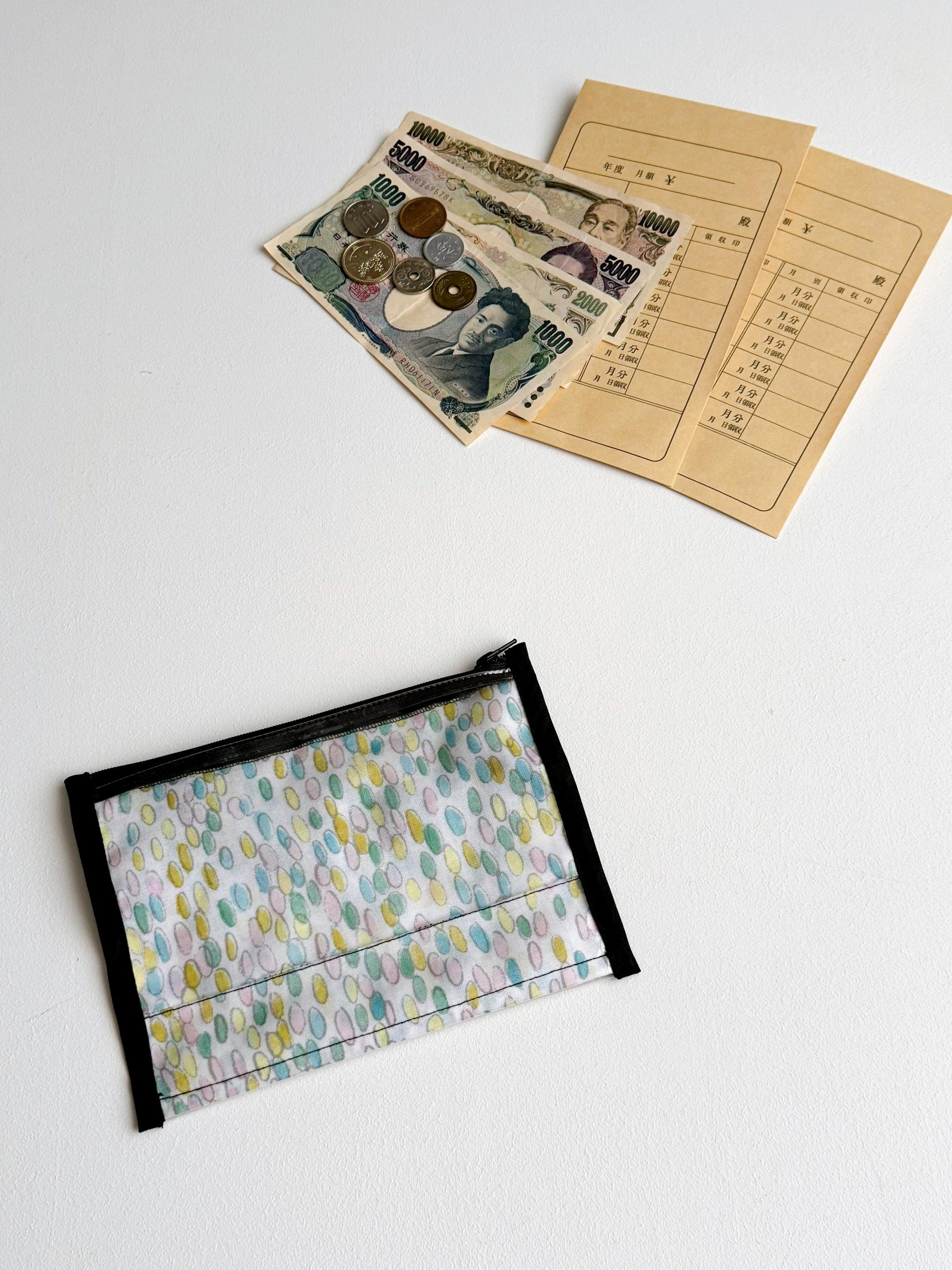 簡単仕分け!お金管理ポーチ♡ 【両面クリアタイプ】jellybeans | 6枚目